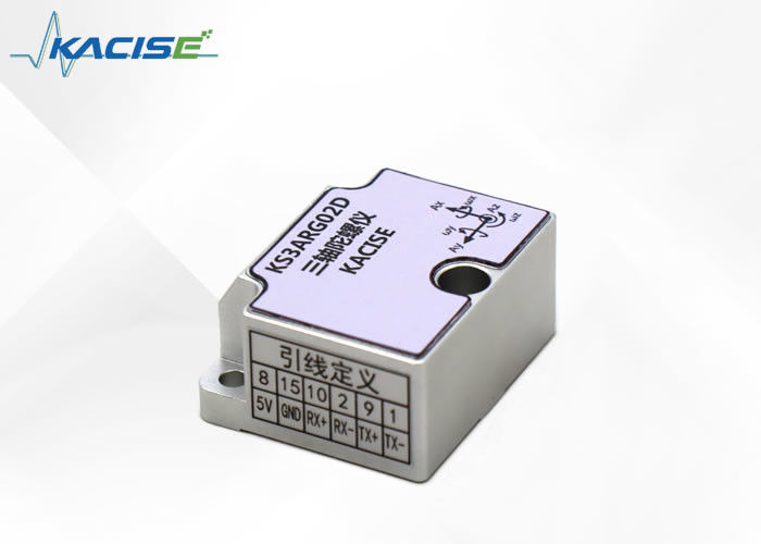 Cảm biến con quay hồi chuyển MEMS DC5V chính xác với tốc độ dữ liệu 2000Hz Khả năng chống rung 6,06g và nhiệt độ lưu trữ -55 ~ 85oC