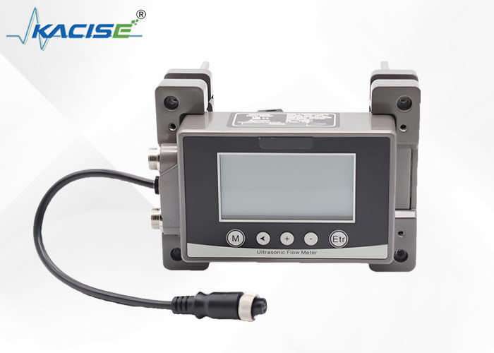 Bộ đo lưu lượng siêu âm KUF100 với đầu ra 4-20mA, vật liệu nhựa công nghiệp và màn hình LCD 256 * 128 chiếu sáng hậu