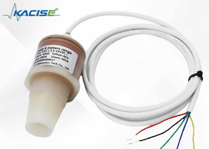 Độ chính xác cao 0-5V đầu ra Máy đo mực nước siêu âm Để giám sát hệ thống cung cấp nước đô thị