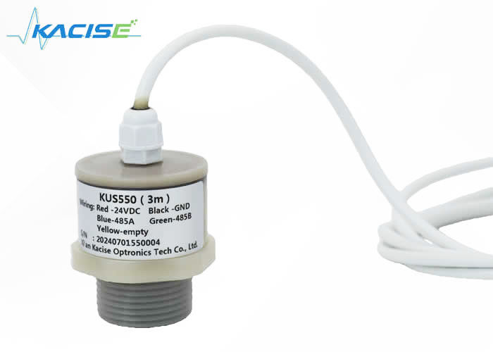KUS550 Máy đo nồng độ siêu âm với đầu ra RS485 phạm vi 3m và lớp IP68 để phát hiện nồng độ chính xác