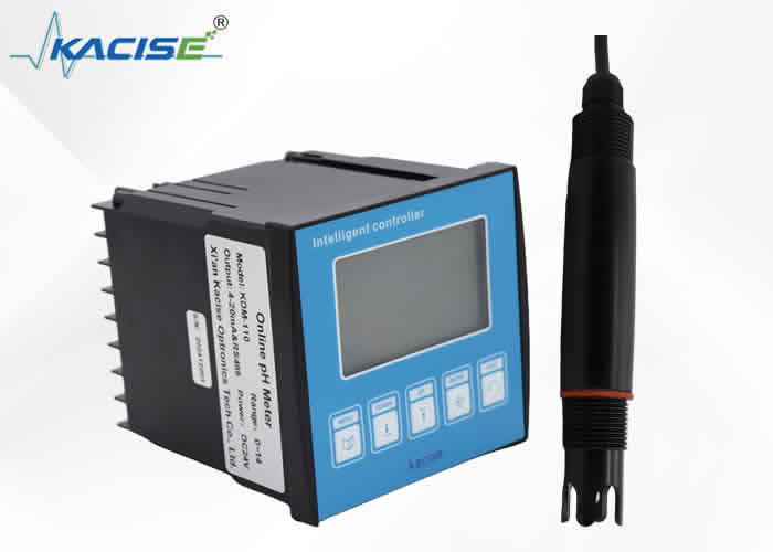 Máy đo độ pH trực tuyến KDM-110 có độ nồng độ cao 0-99.9C PH và độ phân giải 0.1C