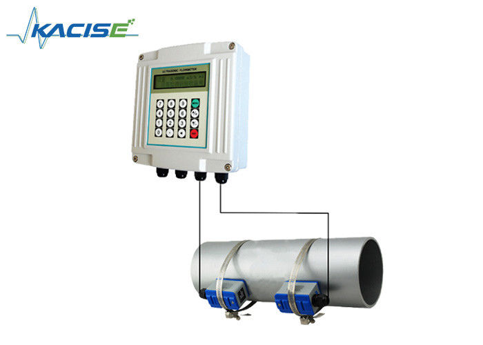 KUF2000 Series Clamp On Ultrasonic Flowmeter với bảo vệ IP67, phạm vi DN32-DN6000 và độ chính xác 1%.