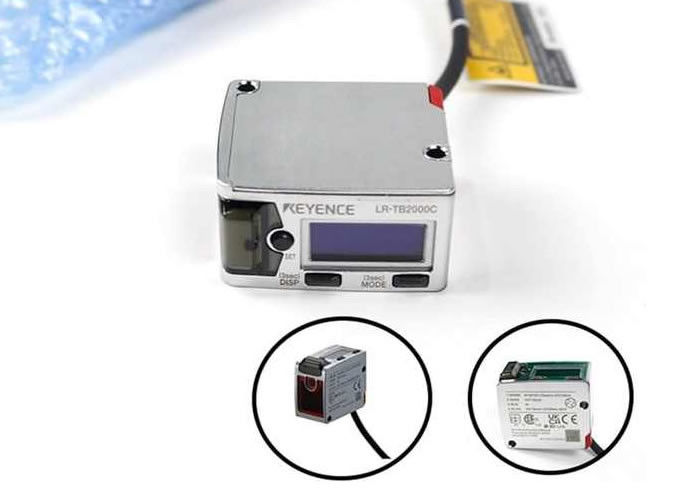 KEYENCE LR-TB2000C cảm biến laser Chuyển đổi quang điện với giao diện truyền thông Modbus cho thiết bị đo khoảng cách tự động hóa công nghiệp