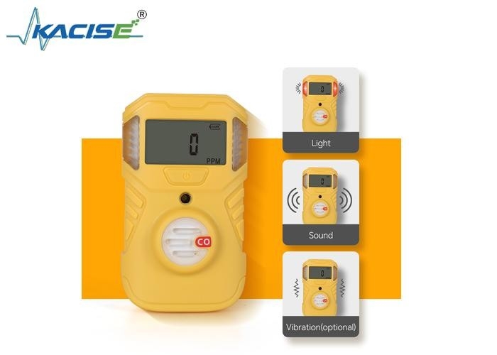 KSBH-BX101 Máy phát hiện khí đơn với màn hình phân đoạn LCD IP67 Bảo vệ 50 Sự kiện báo động 90dB 10cm Tiếng báo động