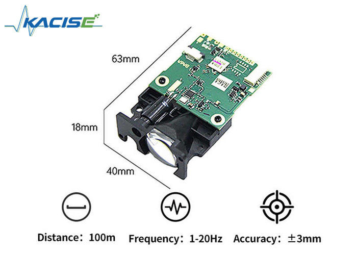 LSBM-100 Industrial Automation Laser Ranging Module với phạm vi đo 100m ±3mm chính xác và tần số cập nhật 20Hz