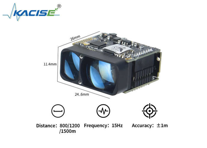 Mô-đun đo phạm vi laser DtoF tầm xa giám sát an ninh LSDM với phạm vi 1500m, đầu ra UART và thiết kế nhỏ gọn