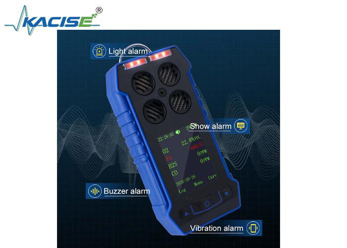 Máy dò khí đường hầm ngầm KMBH 4S với Khám phá 4 khí đồng thời, MCU 32 bit và thiết kế chống phun nước