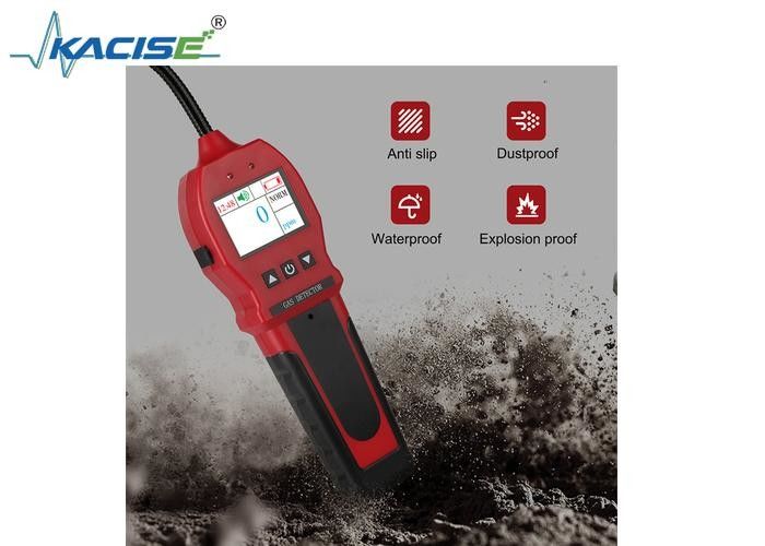 Máy dò rò rỉ khí KLBH90E với pin 1800mAh, thời gian sạc 6h-8h và cảnh báo bằng âm thanh, hình ảnh và rung cho công trình xây dựng thành phố