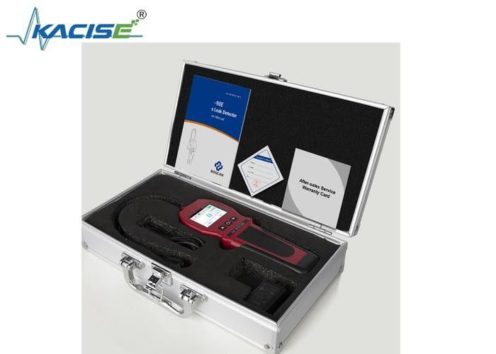 Máy dò rò rỉ khí KLBH90E với pin 1800mAh, thời gian sạc 6h-8h và cảnh báo bằng âm thanh, hình ảnh và rung cho công trình xây dựng thành phố