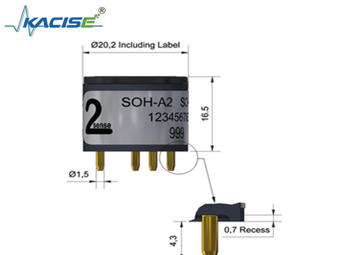 SOH-A2/SOH-A2 Sulfur Dioxide Hydrogen Sulfide Analyzer với phạm vi 20 và độ nhạy 140-250
