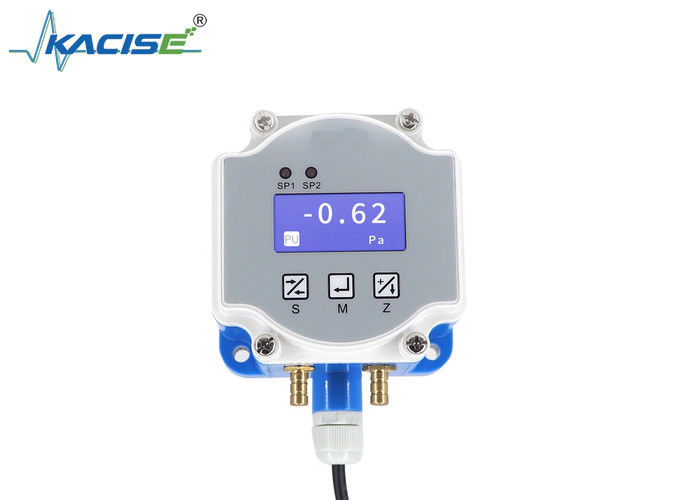 Bộ cảm biến áp suất không khí khác biệt kỹ thuật số KAW110 với độ chính xác ± 0,1% FS 250% Khả năng quá tải và nhiều tín hiệu đầu ra