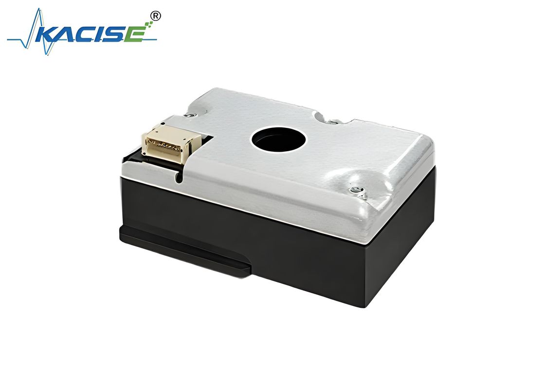 Cảm biến bụi hồng ngoại nhỏ gọn với phạm vi phát hiện 0 - 1000μg/m³, bù nhiệt độ tích hợp và phản hồi nhanh 8 giây để theo dõi PM2.5