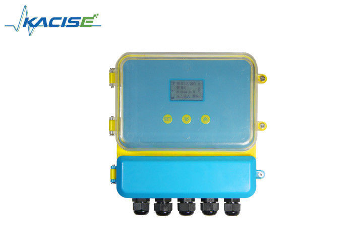 IP66 Thiết bị hiển thị IP68 Bộ chuyển đổi tầm 30m Máy đo độ cao siêu âm hai dây chia cho giám sát mức độ chất lỏng công nghiệp