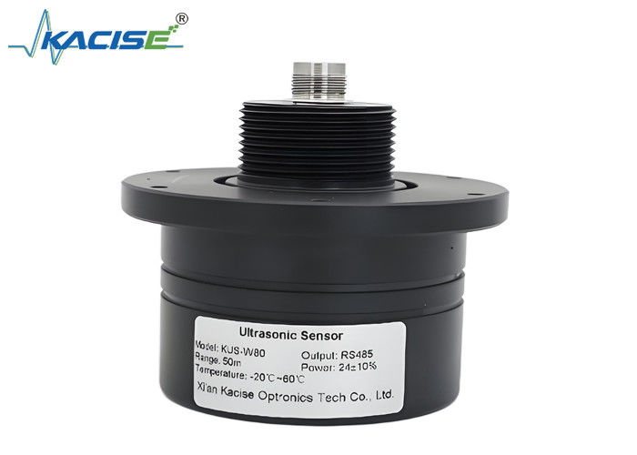 Cảm biến khoảng cách dưới nước KUS-W80 với tần số đầu dò 200kHz, dòng không tải thấp và bảo vệ IP68 cho phạm vi dưới nước