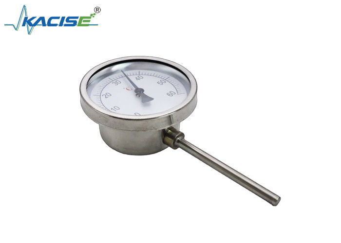 Thermometer Bimetal bằng thép không gỉ 304/316 với chiều dài thân có thể tùy chỉnh và chứng nhận EN 13190 hoặc ASME B40.3