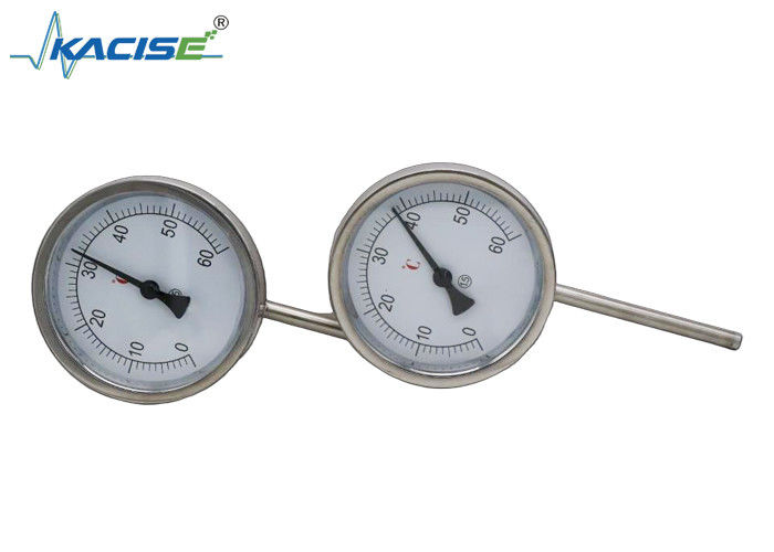 Thermometer Bimetal bằng thép không gỉ 304/316 với chiều dài thân có thể tùy chỉnh và chứng nhận EN 13190 hoặc ASME B40.3