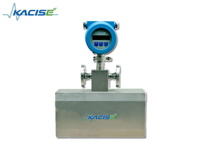 Máy đo lưu lượng khối lượng Coriolis thép không gỉ với độ chính xác 0,2% và độ chính xác cao cho phép đo dầu thô