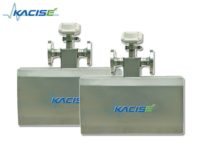 Máy đo lưu lượng khối lượng Coriolis thép không gỉ với độ chính xác 0,2% và độ chính xác cao cho phép đo dầu thô