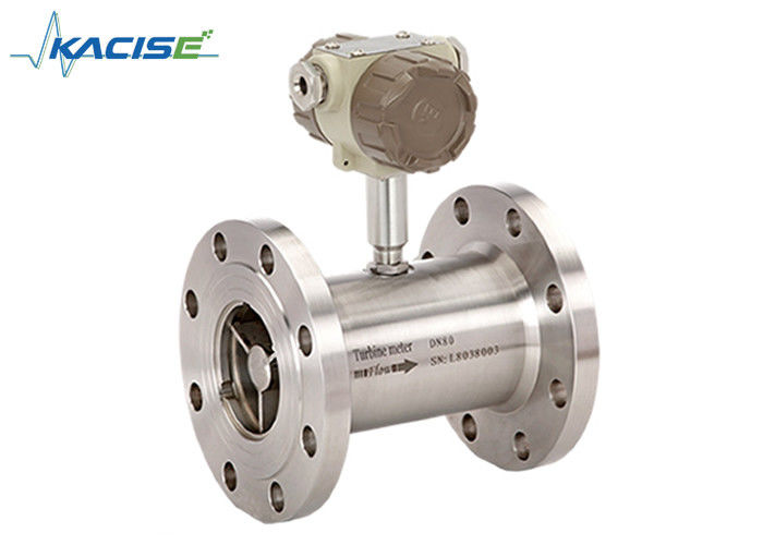 Máy đo lưu lượng tua-bin thép không gỉ cấu trúc nhỏ gọn với độ chính xác 0,5% cho xăng và rượu