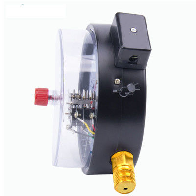 Đồng hồ đo áp suất tiếp xúc điện chống sốc bằng thép không gỉ KMC-YXC150 với đường kính quay số 145mm và phạm vi đo 0-60MPa