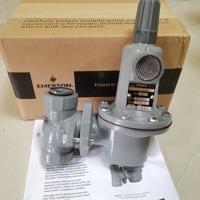 Máy điều chỉnh giảm áp suất khí 627 với 5 đến 500 psig phạm vi áp suất đầu ra van cứu trợ bên trong và thiết kế chống giả mạo