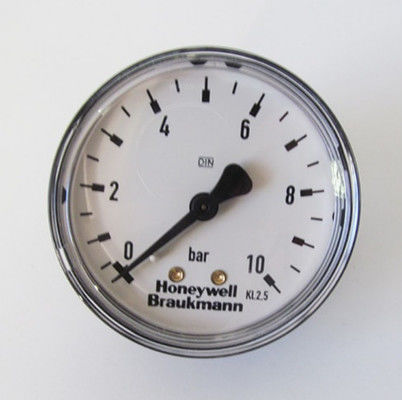 Đồng hồ đo áp suất Honeywell Resideo M07M-A10 cấp công nghiệp với dải đo 0 đến 10 Bar và trọng lượng 0.5kg