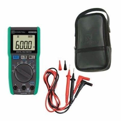 Đồng hồ vạn năng kỹ thuật số Kyoritsu 1021R với điện áp vòng hở < 3.0V và nguồn điện R03 (1.5V) × 2 để đo phạm vi tự động