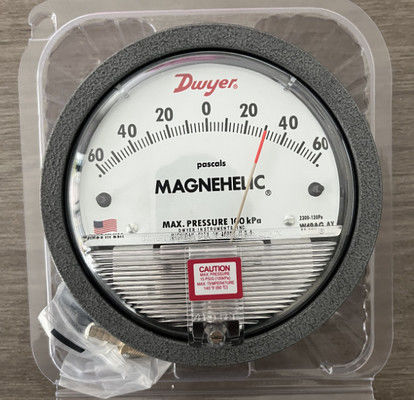 Đồng hồ đo áp suất vi sai Magnehelic Dwyer Series 2000 với độ chính xác ±2% FS và chuyển động từ không ma sát cho các ứng dụng 20-140°F