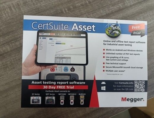 Megger MIT1025-UK Máy kiểm tra cách điện với đầu ra, kháng cự 20 Teraohms, điện áp thử nghiệm đa phạm vi 10kV