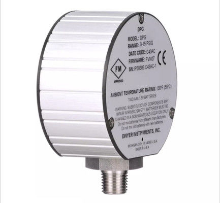 Vỏ đo áp suất kỹ thuật số Dwyer Series DPG được thiết kế để đáp ứng NEMA 4/4X IP66 Giới hạn áp suất 2x Phạm vi áp suất