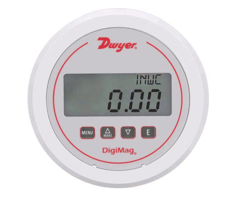 Dwyer DM-1000 DigiMag Digital Differential Pressure Gauge với độ chính xác ± 1%, vật liệu thép không gỉ và kết nối 1/8 NPT