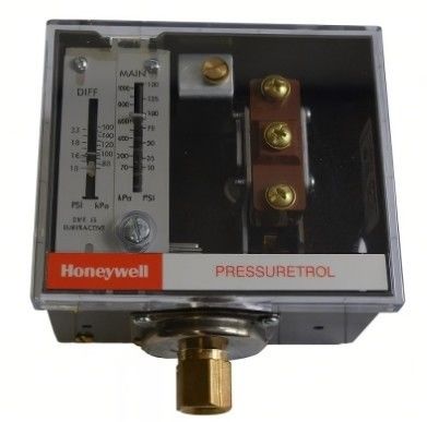 Honeywell Auto Recycle Pressuretrol với dải áp suất 10-150 psi Công tắc tác động nhanh SPDT và màng ngăn bằng thép không gỉ
