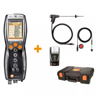 Testo 330-2 LL Pro Phân tích khí khói Kit hiển thị đồ họa màu sắc và chức năng hiển thị 600 G