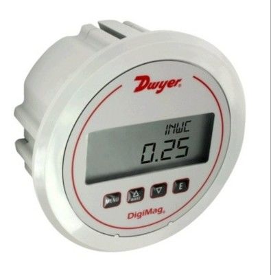 Dwyer DM-1000 DigiMag Digital Differential Pressure Gauge với màn hình LCD, bù nhiệt độ và đo đa chức năng