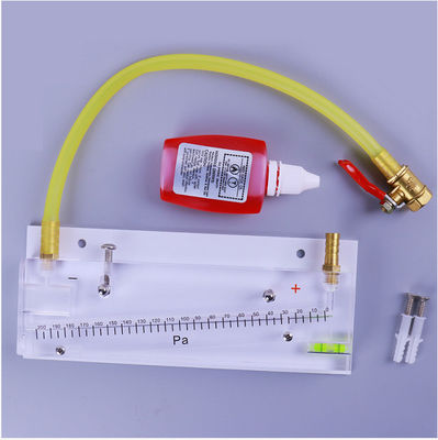 KMC-DP-200 Red Oil Micro Pressure Gauge cho phòng không dân sự & bảo vệ cháy