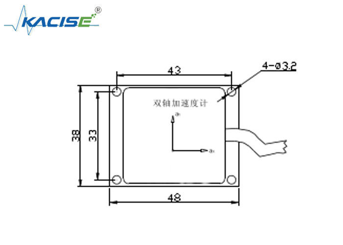 Gia tốc kế hai trục với đầu ra RS485 phạm vi ±10 g và toàn bộ phạm vi nhiệt độ cho hiệu suất rung