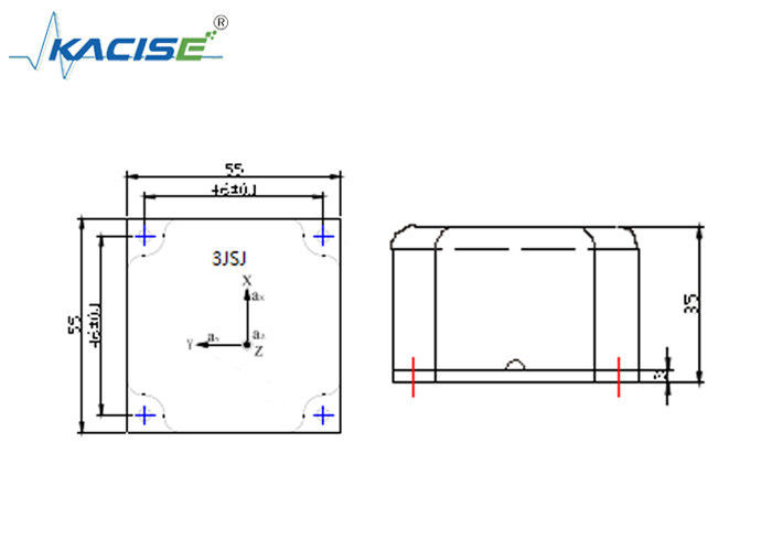 Bộ cảm biến gia tốc ba trục với phạm vi ±10 g RS422 đầu ra và phạm vi nhiệt độ rộng cho các ứng dụng ô tô