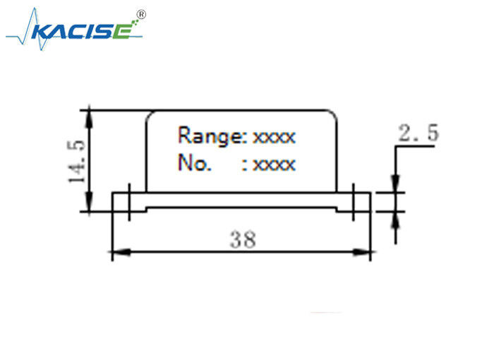 Bộ cảm biến gia tốc đơn trục với 0.5 ~ 4.5V đầu ra ± 1 g phạm vi và phạm vi đo rộng