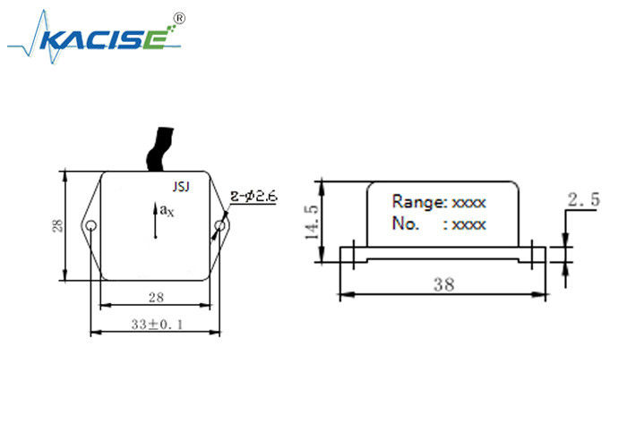 Cảm biến gia tốc tuyến tính chống va chạm với phạm vi đo rộng và kích thước nhỏ để kiểm soát sự ổn định của máy bay