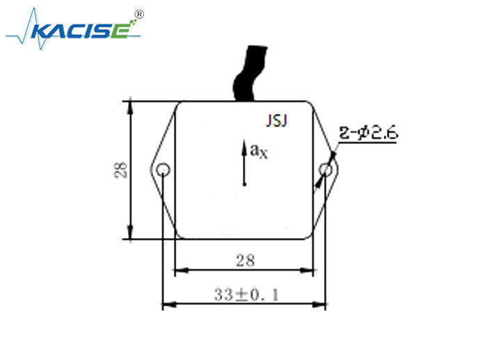 Cảm biến gia tốc tuyến tính chống va chạm với phạm vi đo rộng và kích thước nhỏ để kiểm soát sự ổn định của máy bay