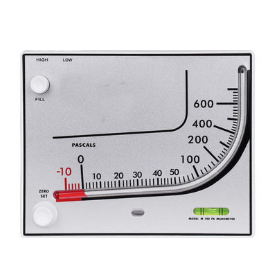 KMC-700 Máy đo áp suất chênh lệch dầu đỏ cho nuôi trồng thủy sản với độ chính xác ± 3% và thiết kế nhỏ gọn 190×150×32MM