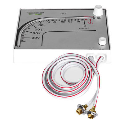 KMC-700 Máy đo áp suất chênh lệch dầu đỏ cho nuôi trồng thủy sản với độ chính xác ± 3% và thiết kế nhỏ gọn 190×150×32MM