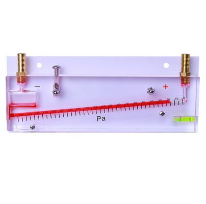 Máy đo áp suất âm ống nghiêng với phạm vi 0-200 Pa ± 0,5% độ chính xác cho kỹ thuật chữa cháy