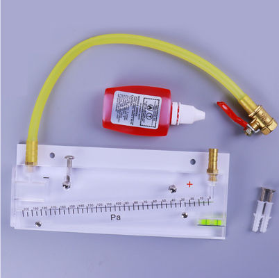 Máy đo áp suất âm ống nghiêng với phạm vi 0-200 Pa ± 0,5% độ chính xác cho kỹ thuật chữa cháy