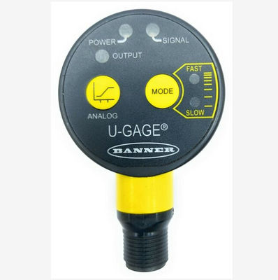 Banner T30UX Series Ultrasonic Sensor với Tiền bồi thường nhiệt độ 4-20mA Analog Output và IP67 Rating cho phát hiện gần công nghiệp
