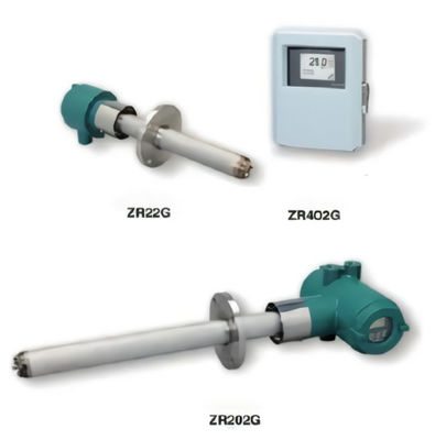 Máy phân tích oxy Yokogawa Zr22g Zirconia với tín hiệu đầu ra 4-20MA và phạm vi đo O2 0,01 đến 100% thể tích để phân tích oxy và độ ẩm chức năng kép