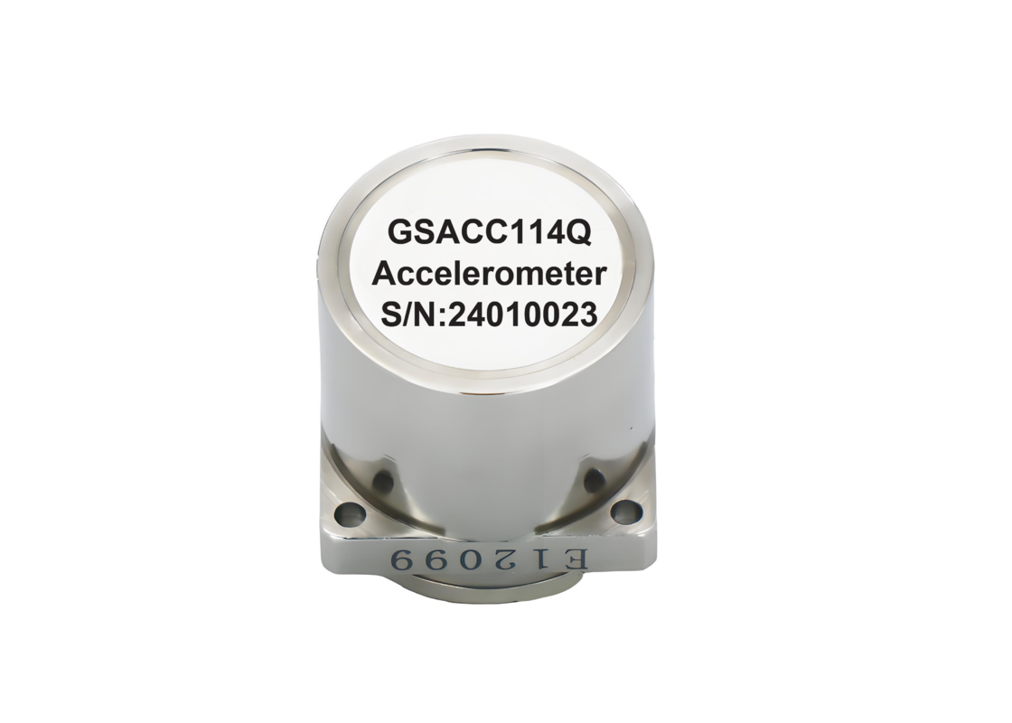 Gia tốc kế linh hoạt thạch anh với độ ổn định thiên vị ≤30ug, độ nhạy nhiệt độ 30ug/°C và kích thước nhỏ gọn Ø25.4×32 cho Điều hướng quán tính chính xác