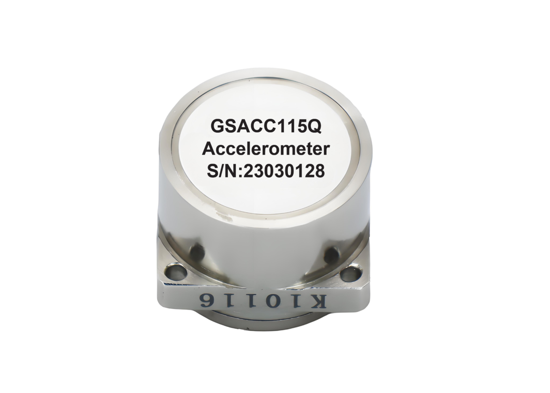 Cảm biến gia tốc linh hoạt thạch anh GSACC115Q với dải đo ±30g, hệ số tỷ lệ 1.0～1.6mA/g và độ ổn định thiên vị ≤50ug