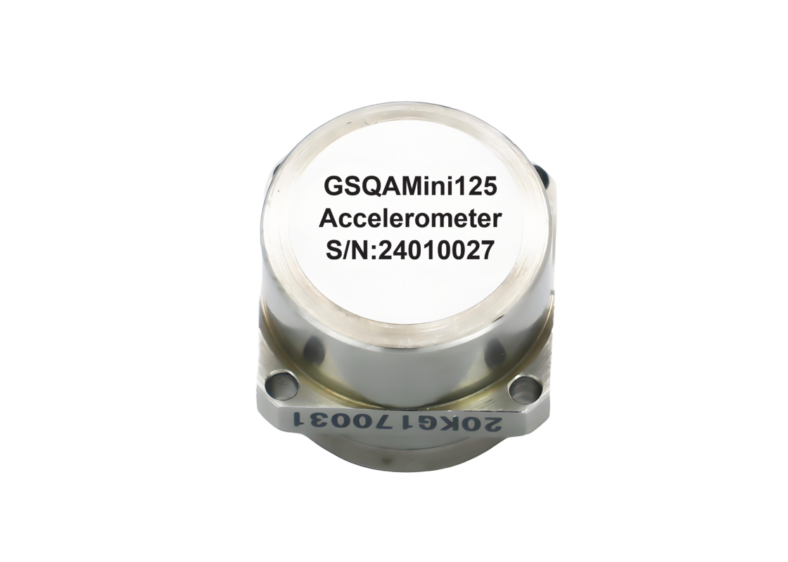 Mini Size Ø18.8×21 Quartz Flexible Accelerometer với yếu tố quy mô 2,2~3.5mA/g và Bias Repeatability ≤100ug