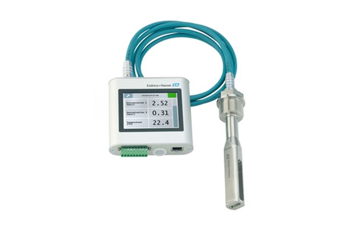 Máy đo nồng độ siêu âm Teqwave I với phạm vi từ 0 đến 100 °C, áp suất tối đa 16 bar và màn hình cảm ứng màu TFT